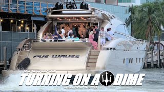 Turning on a dime - AB 116 Superyacht and others - Miami River - Yachtspotter