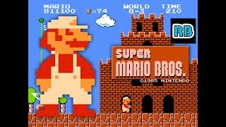 1985 [TAS 60fps] FC NES Super Mario Bros. NoDamage NoWarp ALL