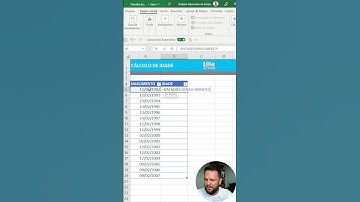 Como calcular idade com a função datadif | Dicas de Excel #shorts  #dicasdeexcel #excelnapratica