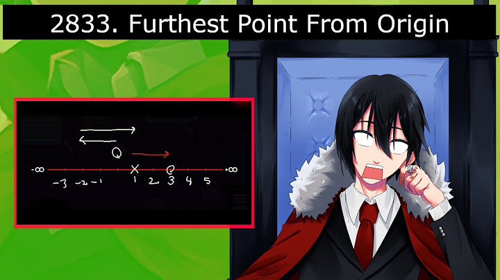 2833. Furthest Point From Origin | LeetCode
