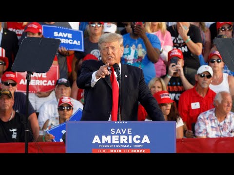 Trump repeats claims that 2020 election was stolen at first rally of ...