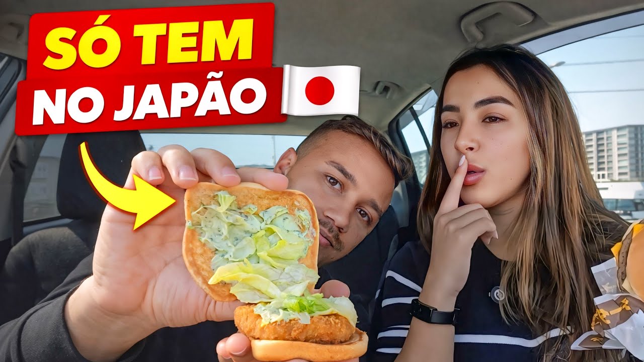 McDonald’s do Japão é MUITO diferente 🇯🇵🍔 (provamos vários lanches!)