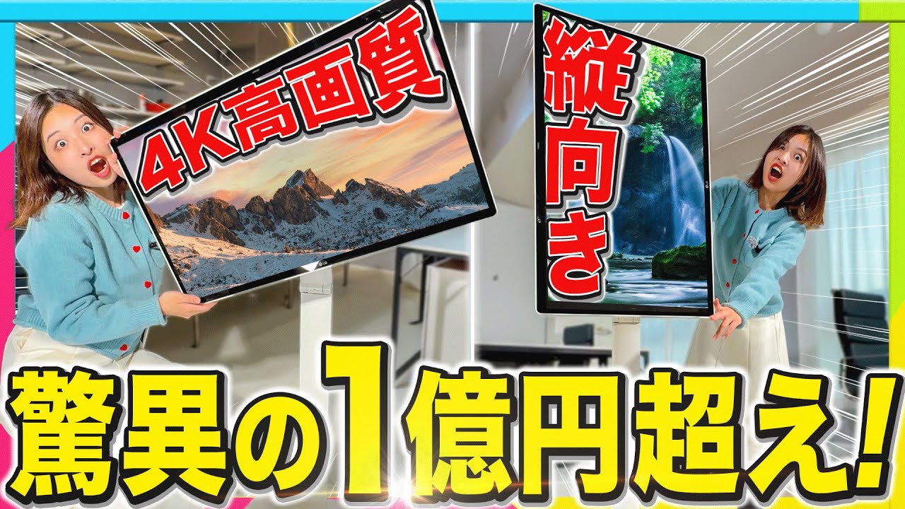 応援購入総額1億円超え！】動かせる4Kモニター！在宅ワークが激変する