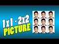 How to create 1x1 and 2x2 Picture | Basic Photoshop Tutorial