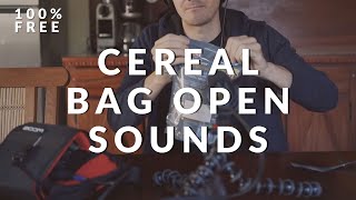 FREE Cereal Bag Opening Sound Effects | Download Breakfast Sounds