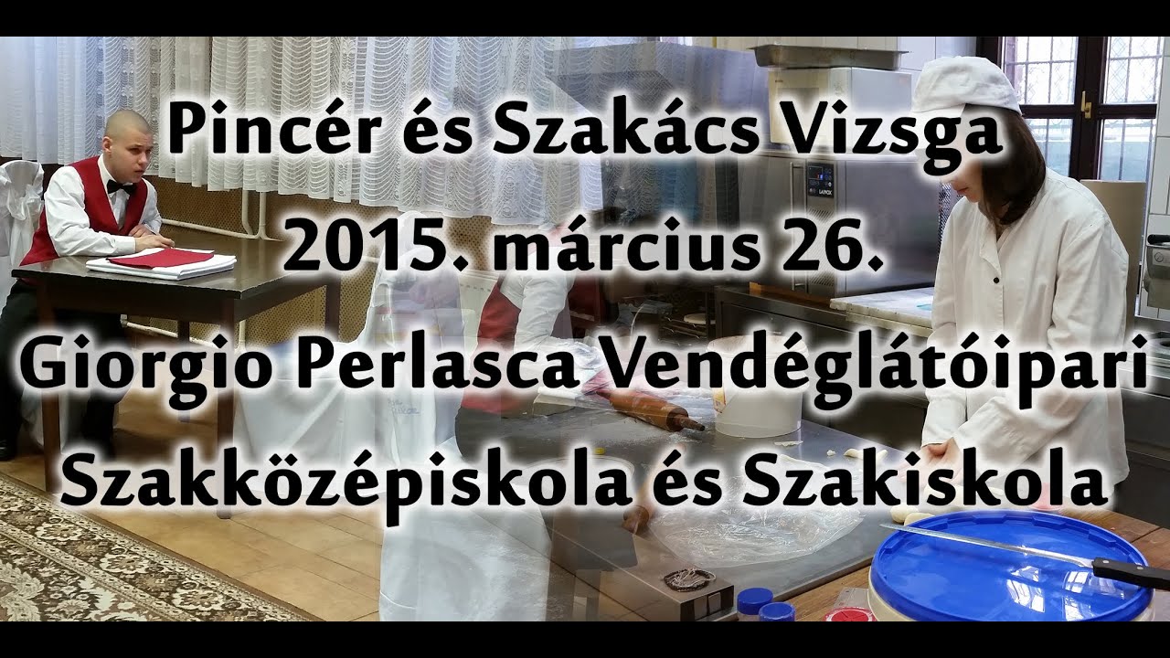 Pincér és szakács vizsga