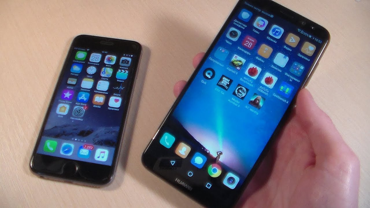 Iphone 6 s vs huawei p20 lite