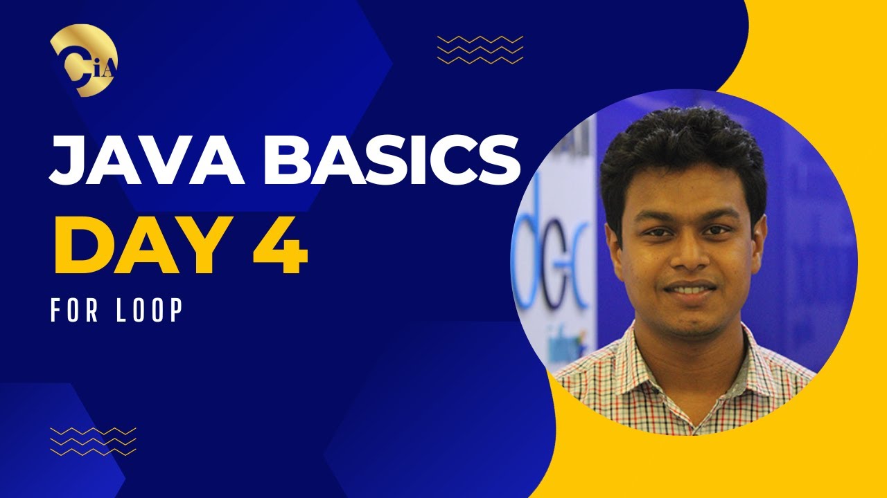 JAVA Basics Day 4 - FOR LOOP - YouTube