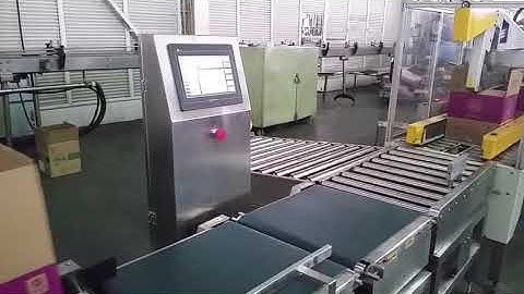 Automatic online dynamic big check weight for carton