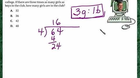 Praxis Application ALG148  Write an equation from an English statement, and then solve