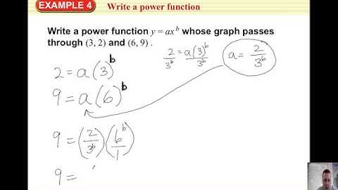 Alg2 7-7 (part 3) Exponential and Power Functions