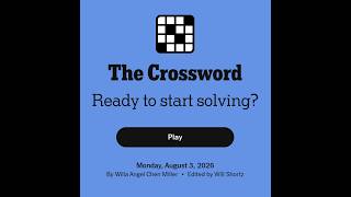 The New York Times Crossword 03/08/2026