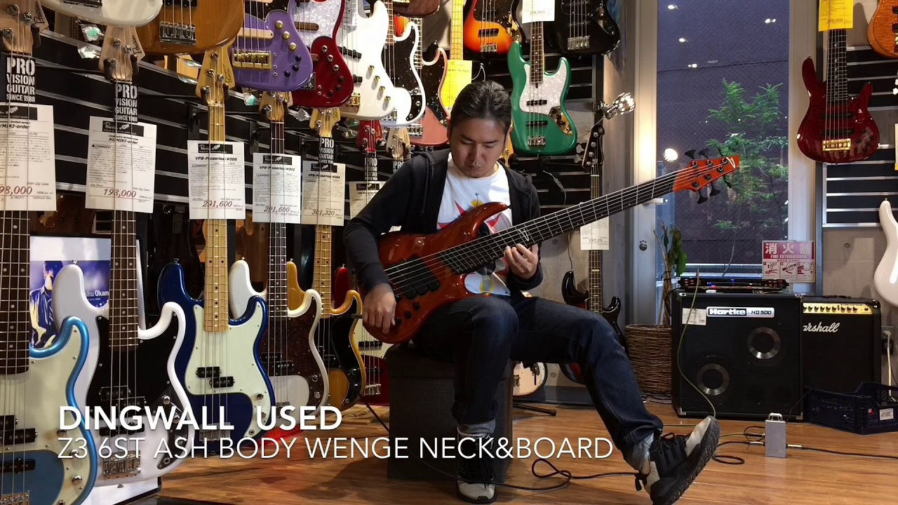 Dingwall used Z3 6st Ash body Wenge neck&board - YouTube