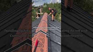 Metal Roof Ridge Cap Installation Profile