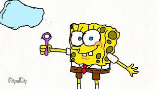 Spongebob blowing a bubble animation | FlipaClip