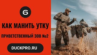 6.  Как манить утку.  Охота с Бак Гарднер. Приветственный зов №2. Русская озвучка.