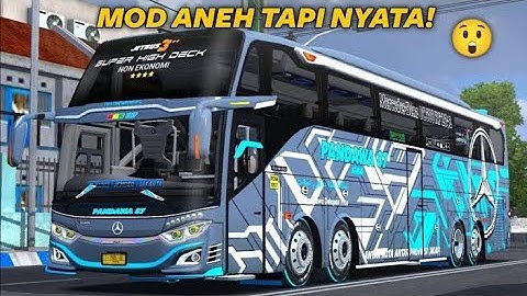 JB3 Quad Axel Bus Mod BUSSID🚌For Bus Simulator Indonesia | Bus Steering & Wheel Game...