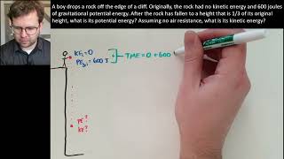 Mechanical Energy Word Problems - Part 1 (11.3A)