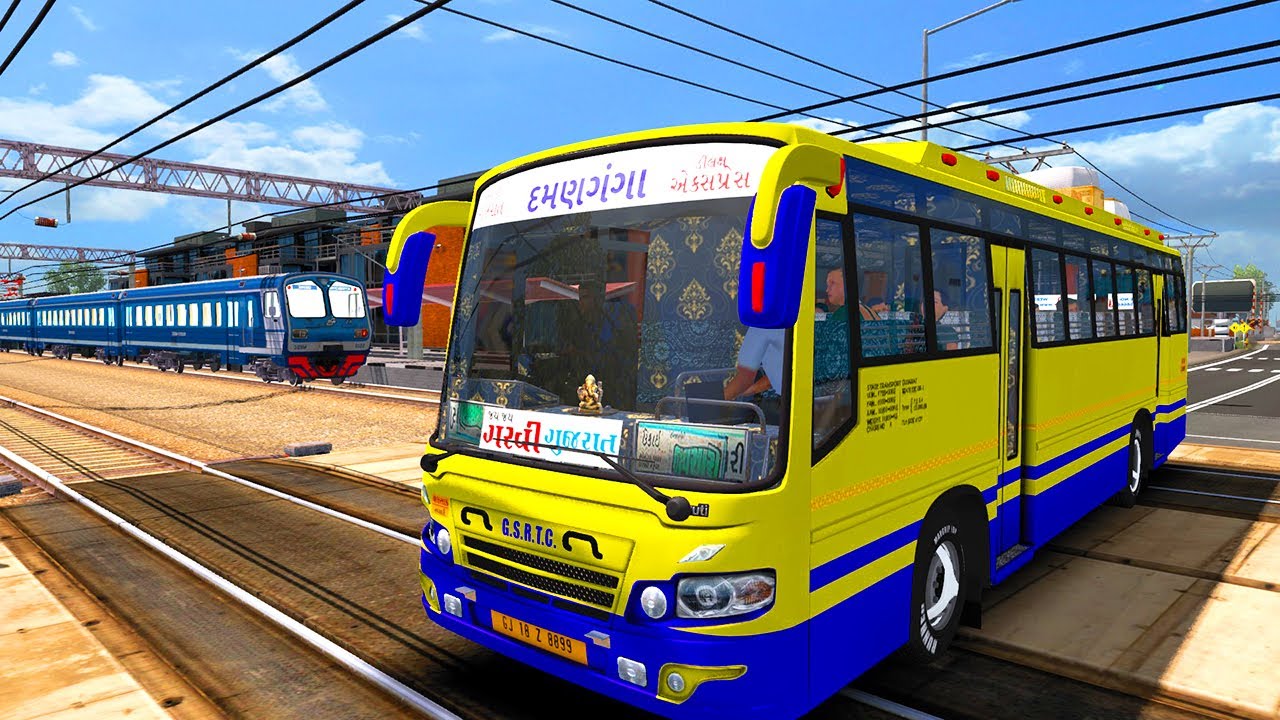 GSRTC Deluxe Express | Ukai To Navsari Bus | ETS2