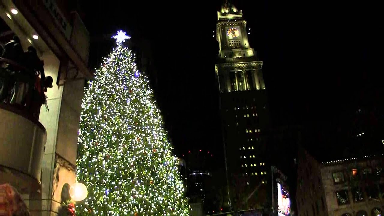 2013 Faneuil Hall Marketplace Christmas Tree Lighting YouTube