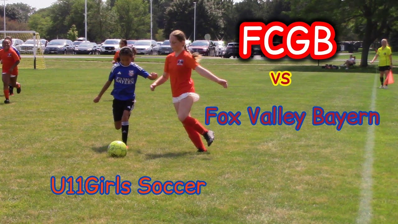 U11 girls soccer FCGB vs Fox Valley Bayern in Fond Du Lac WI 08-24-24