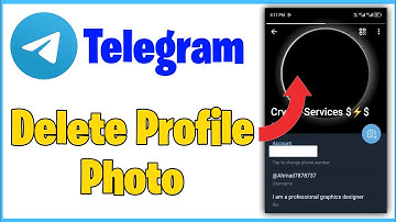 telegram ki profile photo delete kaise kare | how to delete telegram profile picture