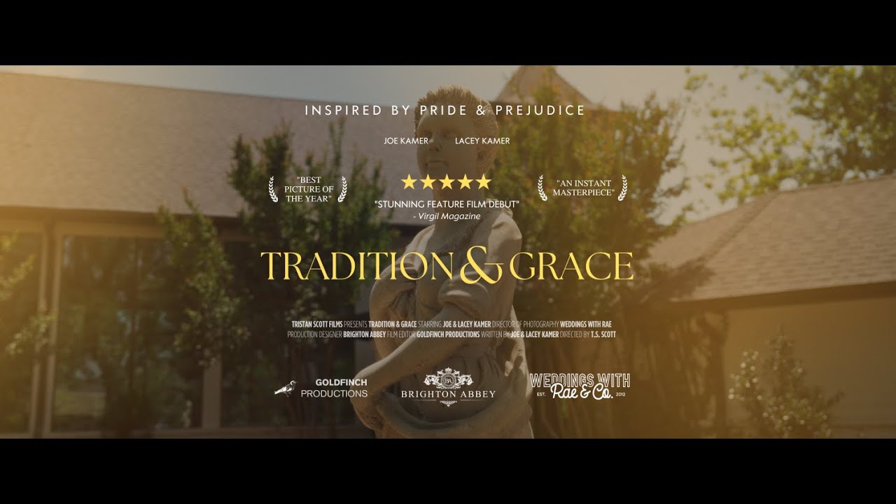 Jane Austen Inspired Wedding Film at Brighton Abbey | Aubrey Texas