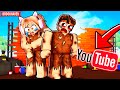 O CASAL POBRE que MUDOU de VIDA VIRANDO YOUTUBERS | Historinhas Brookhaven RP | Roblox