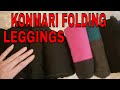 KonMari folding Leggings | KonMari folding Yoga Pants | KonMari folding Maternity Pants Leggings