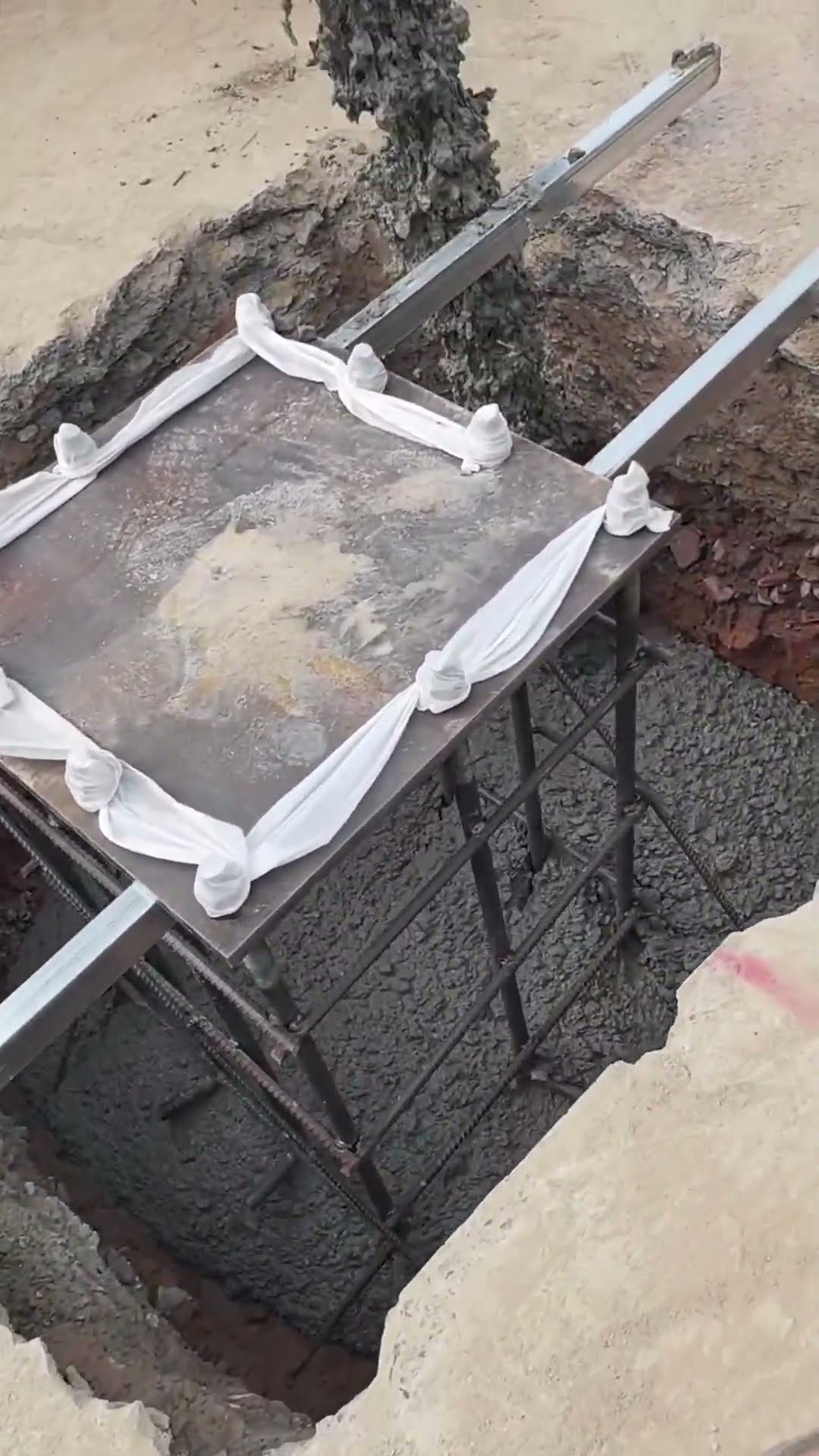 Awning column casting process