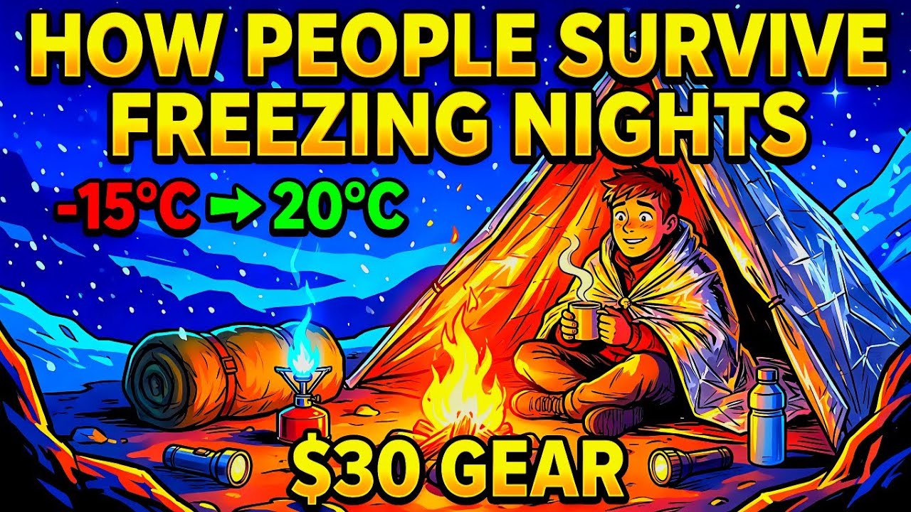 How To Survive Freezing Nights With Only $30 of Gear (It Actually Works)
