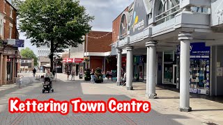 Walking in Kettering Town in UK