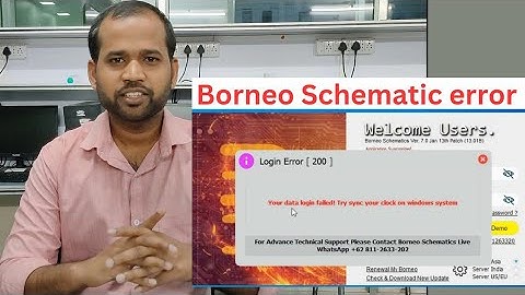 Borneo Schematic | your data login failed! Try sync your clock on windows system