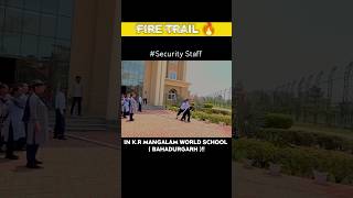 Fire Fighting Training | KR Mangalam world school best CBSE School |Bhadurghar #firetraining #fire