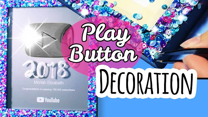 I Decorated My Silver Play Button