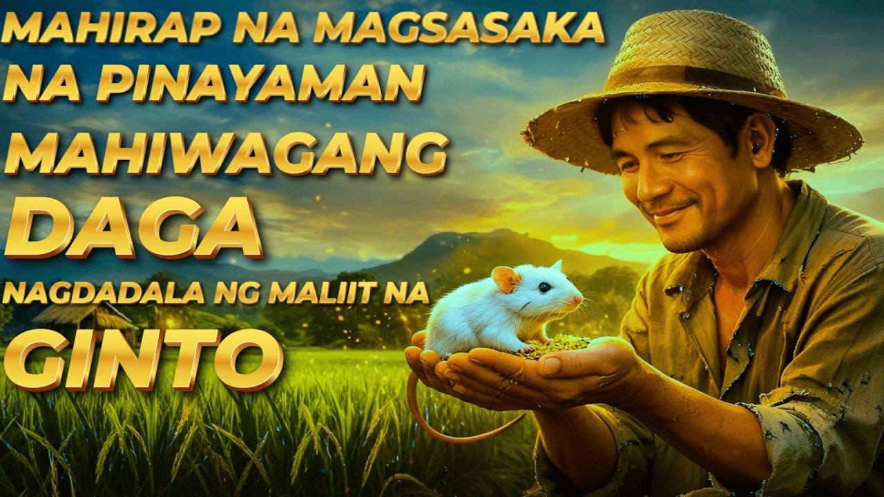 MAHIRAP NA MAGSASAKA NA PINAYAMAN NG MAHIWAGANG DAGA NAGDADALA NG MALIIT NA GINTO  True Story