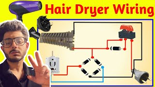 Hair dryer wiring connection at home || Hair dryer ki wiring kaise karen @MianElectric Hair dryer wiring connection at home || Hair dryer ki wiring kaise karen @MianElectric