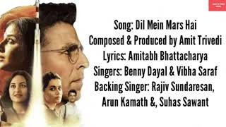 Dil me Mars hai lyrics mission mangal movie Aksya Kumar latest version of the T-SIRIES super tv
