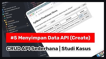 5. Menyimpan Data API (Create) - CRUD API Sederhana Menggunakan Axios dan JSON Server