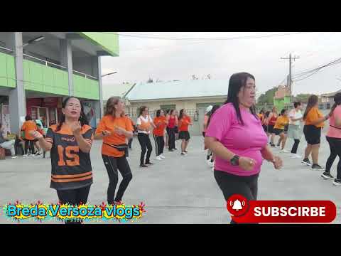 Part 2: ASMR Zumba Dance WorkOut fitness Let's perspire our body inorder to be healthy orange ootd