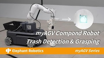 myAGV | Discover How This Compound Mobile Robot Achieves Precise Trash Detection and Grasping