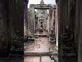 Beautiful Bayon Temple in the Rain - Cambodia