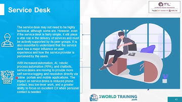 Service management practices – part 2 | ITIL4 Foundation | AXELOS | 1WorldTraining.com