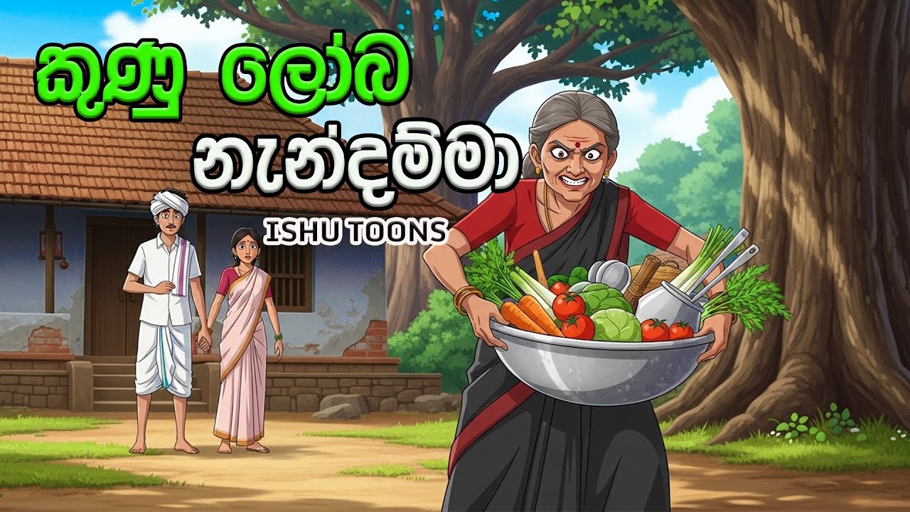 කුණු ‍ ලෝබ නැන්දම්මා | Kunu Loba Nandamma | katha | Ishu Toons