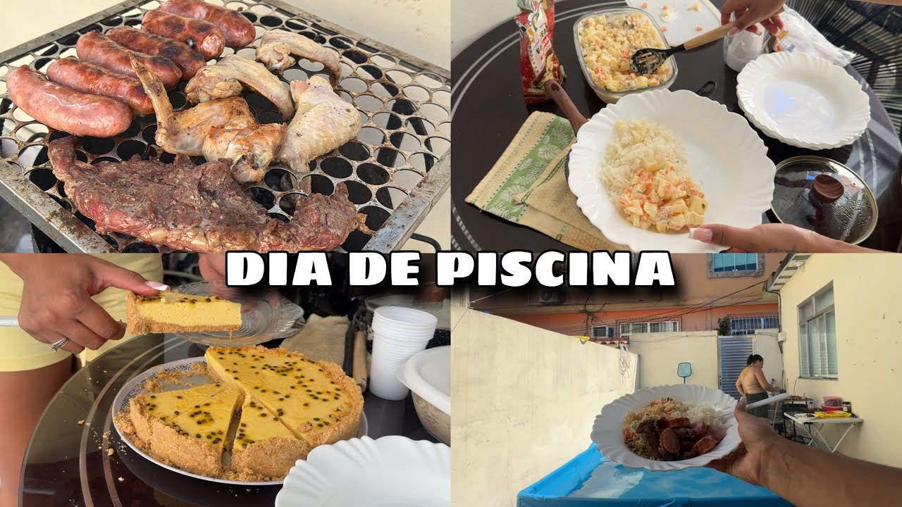 DIA DE PISCINA E CHURRASCO COM A FAMÍLIA 🍗🏊‍♀️