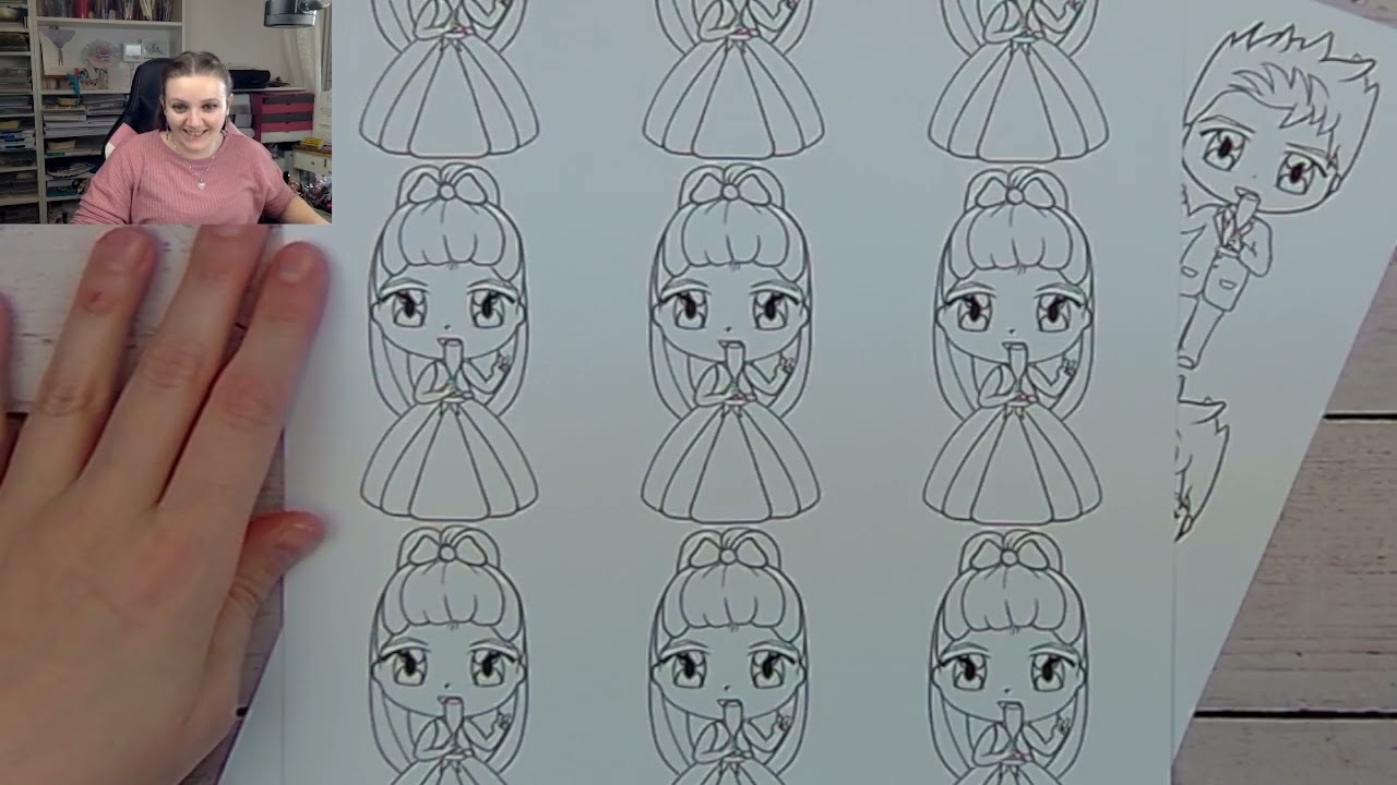 Como Colorear con rotuladores al alcohol a Divo y Diva de Gala || Tutorial fácil con Copic  y Ohuhu