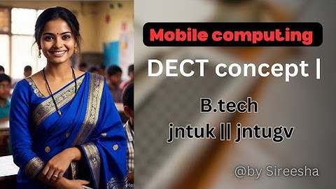 Mobile Computing : DECT concept || BTech JNTUK/JNTUGV