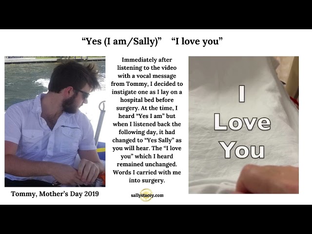 Tommy Speaks with me Pre-Surgery