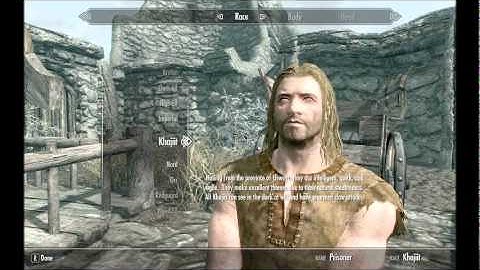 Lets Play Skyrim Part 1: CHaracter Creation