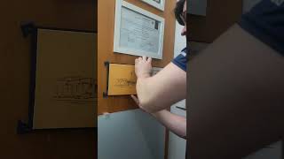 Day 37 of 100 Daily 3D Prints – Certificate Wall Mount